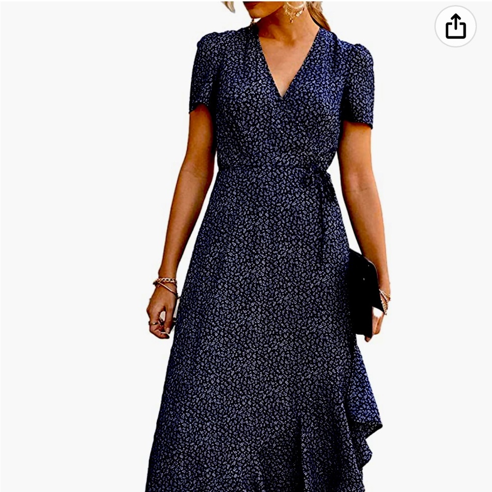 Garden Party wrap maxi dress